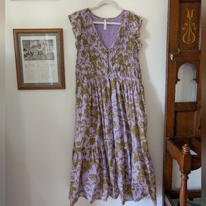 Anthropologie Peregrine Midi Dress